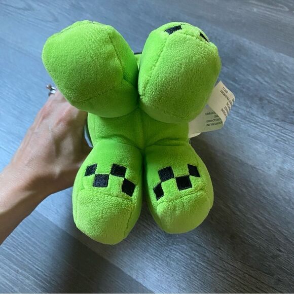 Minecraft Creeper Plushie Green Black Gamer Kids Toy Soft Unisex - Picture 4 of 8